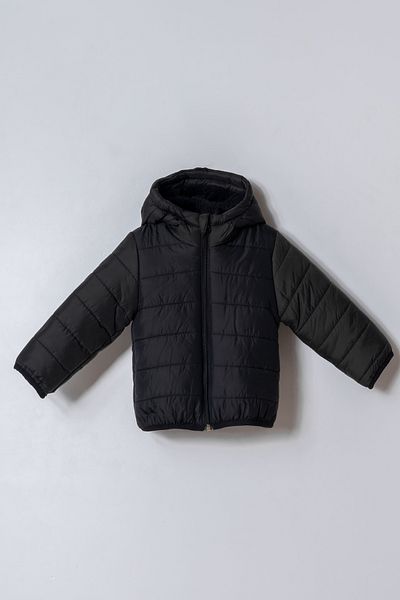 PODIUM GYM New Trend Luxury Quilted Baby/Child Basic Zippered Judge Collar Long Sleeve Hooded Coat/Mantel