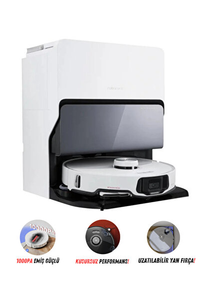 Roborock 10000pa Ultra Premium Robot Süpürge - Kendini Temizleme - Mop Kaldırma - Ultra Performans