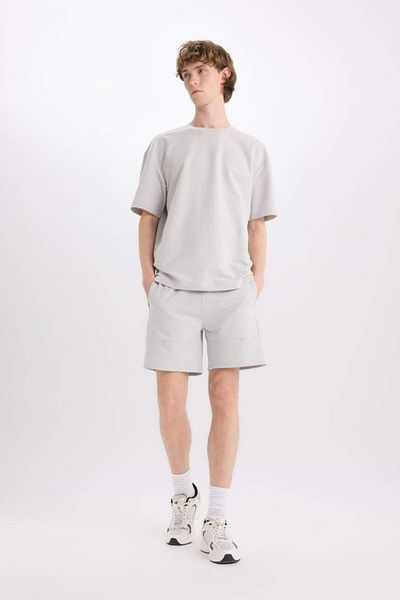 DeFacto New Season Slim Fit Slim Fit Slim Leg Basic Straight Shorts