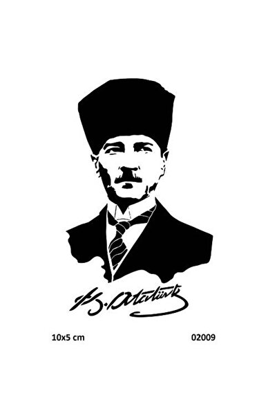Genel Markalar Kemal Atatürk Geçici Dövme Şablonu