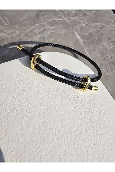 AURA سوار محبوك بتفاصيل فولاذية ملونة قابلة للتعديل