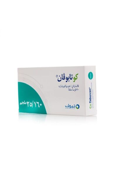 TABUK PHARMACEUTICALS Co-Tabuvan 160mg/25mg Tablet