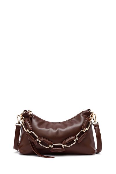 Derimod Women's Brown Long Strap Shoulder Bag 25Abd270718