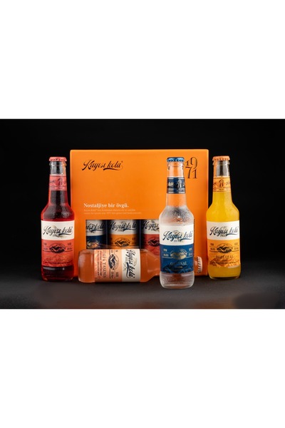 Kayısı Kola Premium turuncu hediye kutusu
