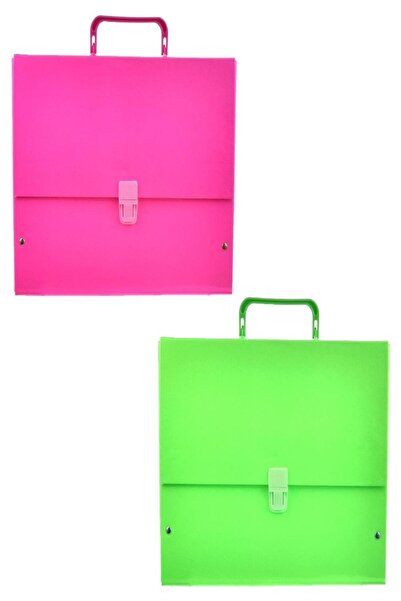 Nextpage Noki Kutu Klasör Renkli Kulplu Çanta 3202rk