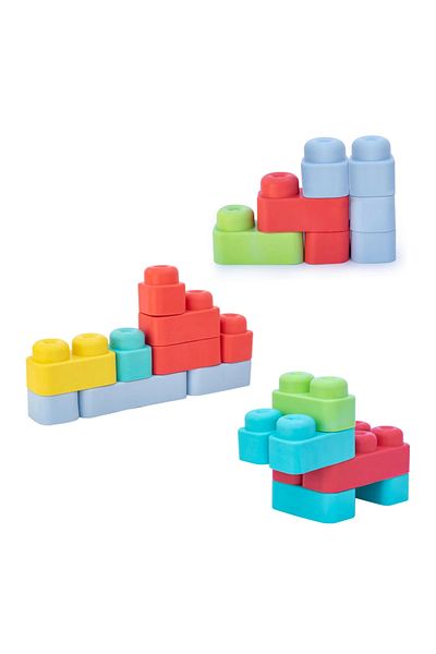 TOYFEST Soft Big Blocks Bucket 18 Pieces