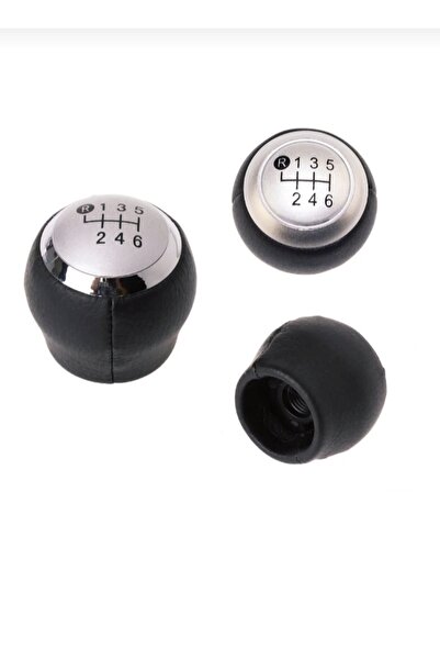 CAN META FORZA OTOMOTİV Toyoto Gear Shift Knob Corolla/Auri̇s/Avensi̇s/Yari̇s 6 Forward Gray Leather Oem Quality
