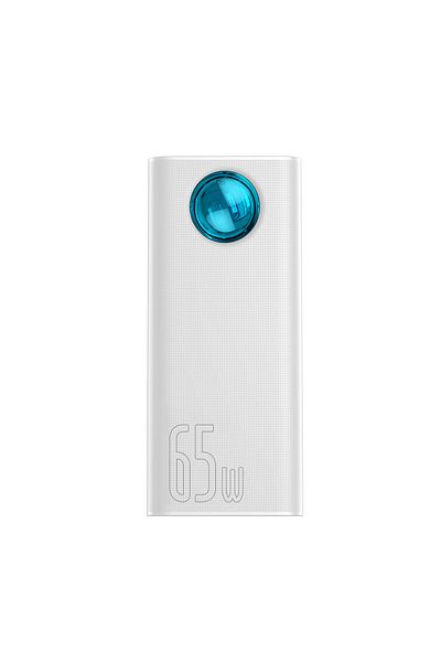 Baseus Baterie externă cu afișaj digital, 30000mAh - - Alb