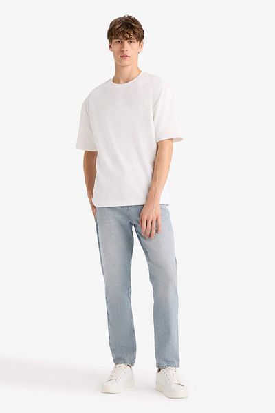 DeFacto Relax Tapered Fit Skinny Leg Jean Pants F8402Ax25Au