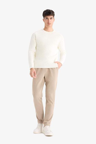 DeFacto Jogger Fit Waist Lace-Up Elastic Stretch Fabric Double Leg Pants with Pockets Y2651Az25Au