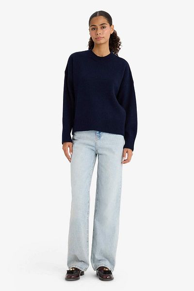 DeFacto Oversize Wide Fit Crew Neck Sweater F3895Ax25Wn