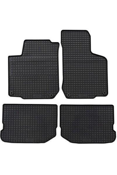 PETEX Set 4 covorașe auto din cauciuc 61010PX, negre, compatibile cu Volkswag...