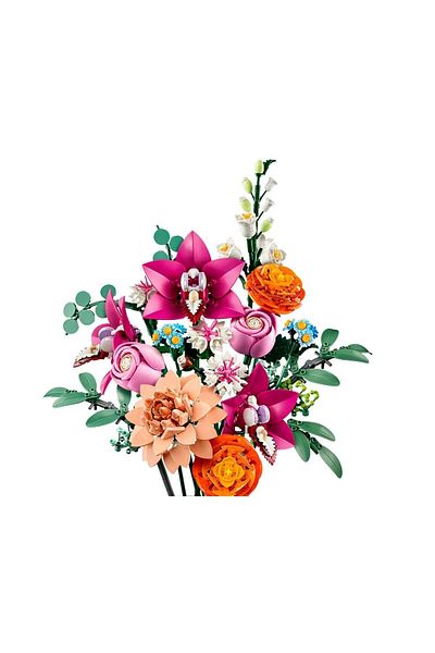 Eldenör 10342 Lego Iconic Botanicals Pink Flower Bouquet 749 Pieces +18 Years