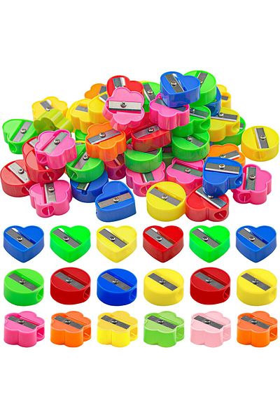 Generic A large collection of pencil sharpeners in different colors