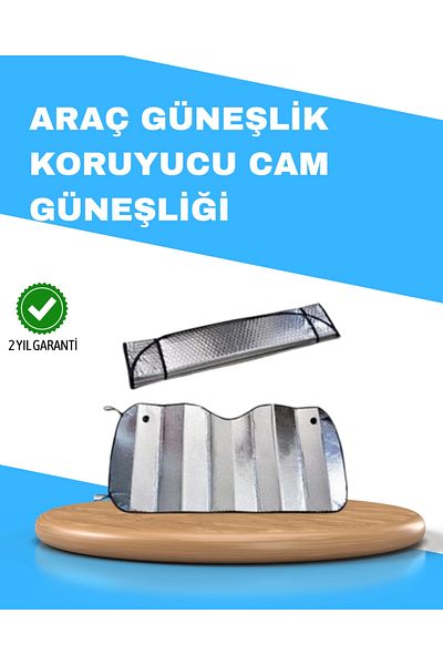 RBY Foldable Aluminum Car Sunshade – Uv Protection and Air Conditioning Saving in One Compatible