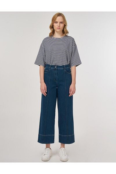 Kayra Τζιν παντελόνι Çima Stitched Navy Blue