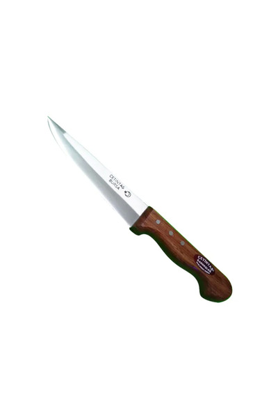 CPU ELEKTRONİK Çetintaş Bursa Sacrifice and Butcher Knife No:1, 14 Cm, Wooden Rose Handle