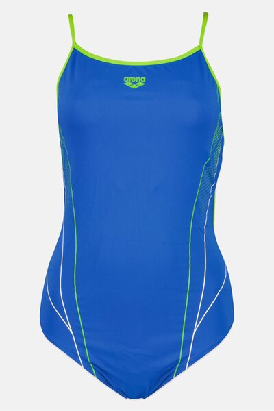 ARENA Women Brand Logo One Piece Swimsuit, Blue