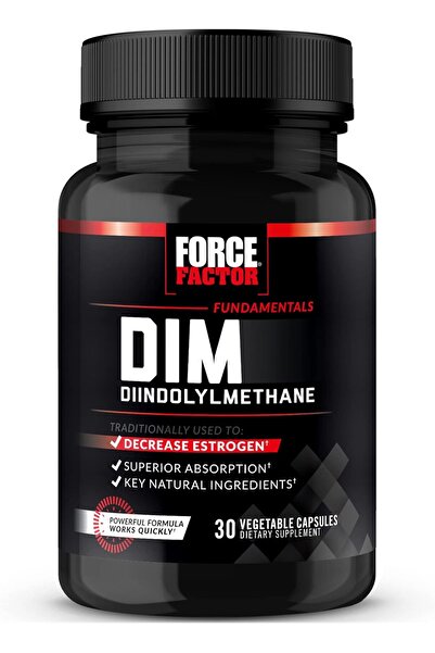 force factor DIM Pills Diindolylmethane Supplement 300mg, 30 Capsules