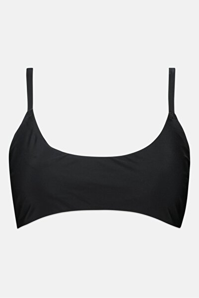 aerie Women Padded Solid Bikini Top, Black