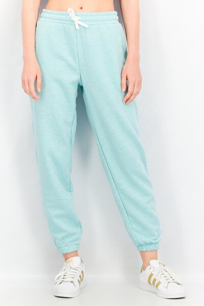 New Balance Women Sportswear Fit Heather Drawstring Pants, Light Green Heather