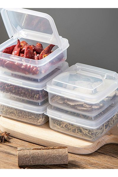Generic Refrigerator Fruit Sealed Fresh-keeping Box Storage Box Scallion Ginger Garlic Seasoning Storage Box