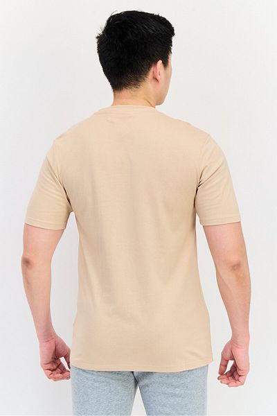 adidas Men Sportswear Fit Short Sleeves Outdoor T-Shirt, Beige