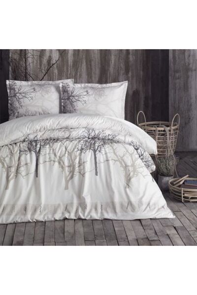 Ralex Double Bed Linen 100% Cotton Ranforce, 4 Pieces Extra Large, Beige MIDAS V 2