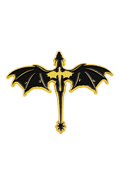 Miniso 2 دبابيس مينا خيالية من الرسوم المتحركة الكرتونية على شكل جناح رابع شا...