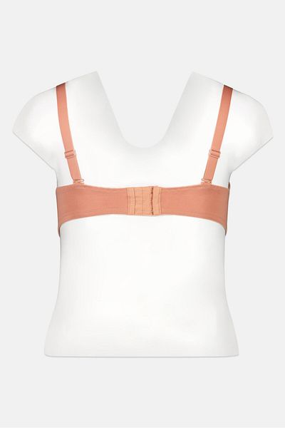 Triumph Women Solid Padded Non Wire Bra, Salmon
