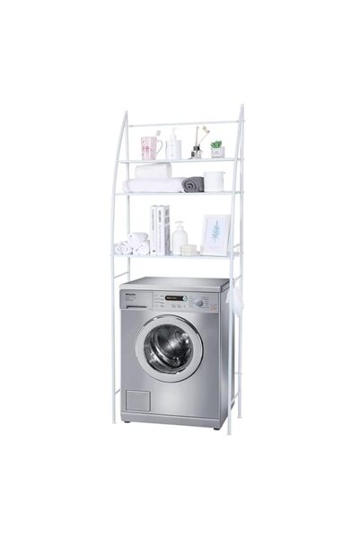 Generic Sulfar Washing Machine Storage Shelf Rack | 3 Tiers Bathroom Shelf | ...