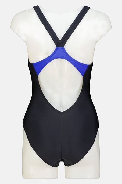 ARENA Women One Piece Brand Logo Sports Swimsuit, Black