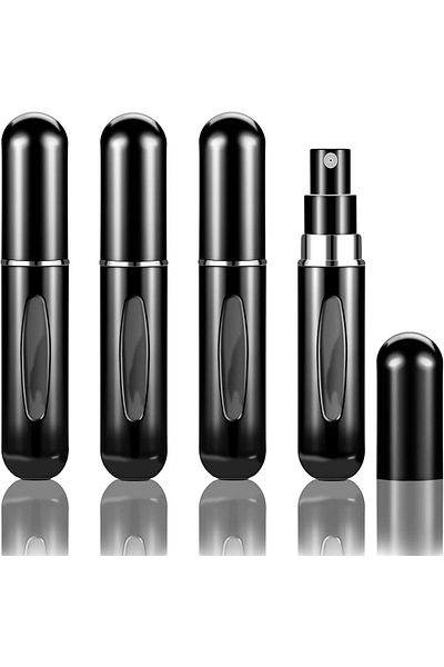 Lumely 4PCS Travel Perfume Bottle,5ml/0.2oz Perfume Atomizer,Travel Bottle Refillable for Travel Outings