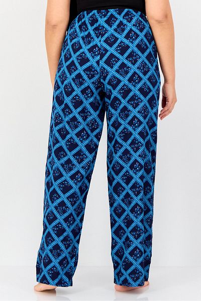 Zivame Women Floral Print Drawstring Sleepwear Pants, Multicolor