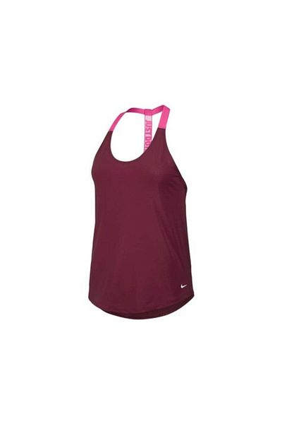 Nike Elevate Elastika Dri,FIT T,Back Tank Top, Noble Red and Hyper Pink