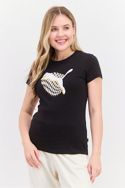 Puma Women Sportswear Fit Training Top, Black Combo