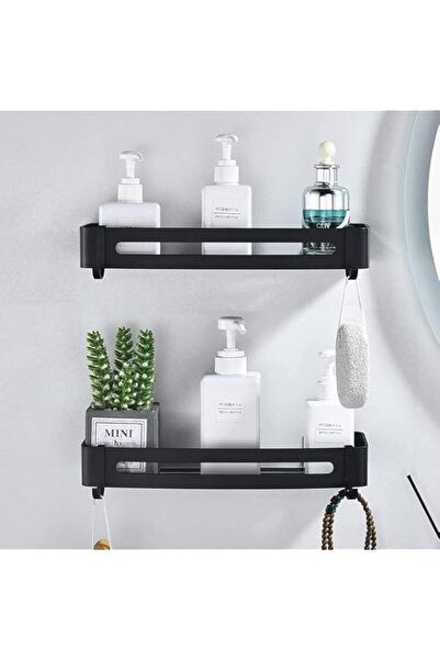 Generic Tazweeq 2Pack رف زاوية للحمام رف تخزين للمطبخ رف تخزين زاوية للحمام رقم D