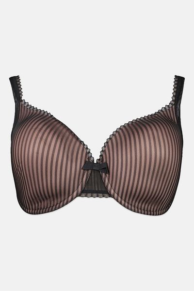 Triumph Women Textured Padded Underwired Bra, Multicolor