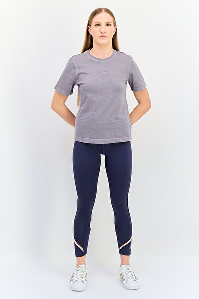 Reebok Women Sportswear Fit Short Sleeves Outdoor Top, Grey