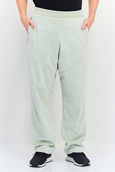 adidas Men Sportswear Fit Basketball Velour Sweatpants, Sage