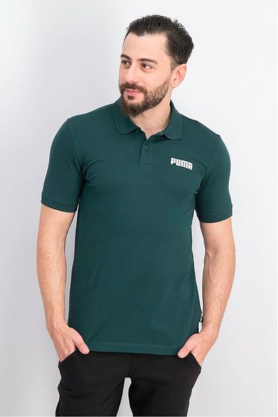 Puma Men Regular Fit Short Sleeve Outdoor Polo T-shirt, Dark Green