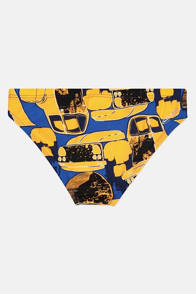 ARENA Kids Boy Graphic Print Swimwear Brief, Multicolor