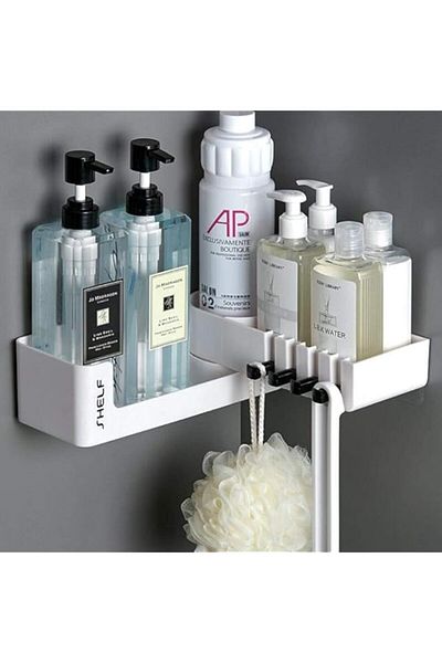 Generic NALACAL Corner Shower Caddy, Adhesive Bathroom Storage, Kitchen Spice Rack Organizer, Easy Installa