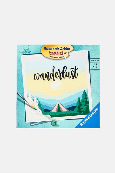 RAVENSBURGER لوحة فنية 2 في 1 من Wonderlust للرسم حسب الأرقام، متعددة الألوان