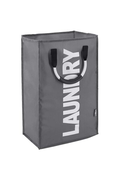 Generic TERRIFI 40L Collapsible Laundry Basket, Freestanding Tall Clothes Ham...