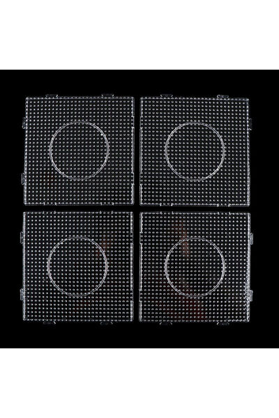 Choice 5.0 مم 4 قطع من خرز هاما لوحات مثقبة 15 سم قالب خرز لصنع لوحات خرز حدي...