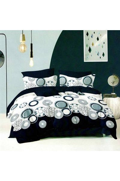 Ralex Economic Package Double Bed Linen Finet 6 Pieces + 2 Quilted Pillows 50x70 cm + Quilt 200x215 cm (M