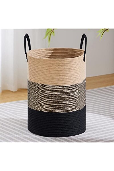 Generic VIPOSCO Large Laundry Hamper, Tall Woven Rope Storage Basket for Blan...