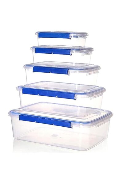 Generic Premify 5 Pack Airtight Food Storage Container Set – Large Meal Prep and Storage Containers with Lo