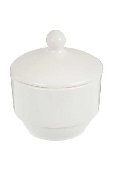 Generic Porceletta Porcelain Jar With Lid, Ivory